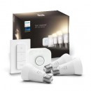 Philips Hue 8719514289130 LED Starter Kit Set 3x9,5w | E27 | 1100lm | 2700k - weiß, dimmbar, Bluetooth