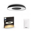 Philips Hue 8719514341357 LED-Deckenleuchte Still 1x32w | 2400lm | 2200-6500k - White Ambiance, dimmbar, Fernbedienung, Bluetooth, schwarz
