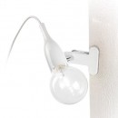 Ideal Lux 098944 Klemmleuchte Picchio Bianco 1x70W | E27 - weiß