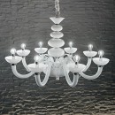 Ideal Lux 132112 Pendelleuchte Praga 6x40W| E14 - weiß