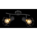 Globo 54017-2 Deckenstrahler Priska 2x40W | E27 - schwarz