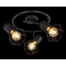 Globo 54017-3 Pendelleuchte Priska 2x40W | E27 - schwarz