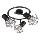 Globo 54017-3 Pendelleuchte Priska 2x40W | E27 - schwarz