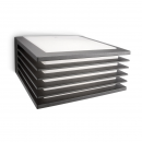 Philips 8719514385382 Wandleuchte Shades 1x 42W | E27 | IP44 - Anthrazit