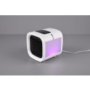 TRIO R031-01 LED Lampe und Tischventilator Luftbefeuchter Icecube - RGB, mit Wassertank