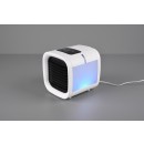 TRIO R031-01 LED Lampe und Tischventilator Luftbefeuchter Icecube - RGB, mit Wassertank