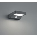 TRIO R22281142 LED Solar-Gartenwandleuchte Fomosa 1x4,8W | 3000K | IP44 - mit Bewegungssensor