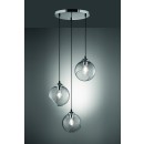 TRIO R30073054 Pendelleuchte Clooney 3x42W | E27