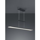 Trio R32421132 LED Hängende Deckenleuchte Smash 1x18w | 1800lm | 3000-4000-5000-6500K - 3-Phasen-Dimmen, Einstelltemperatur einstellbar, einstellbar, schwarz