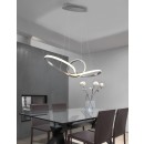 Trio R32751107 LED- Deckenleuchte Sansa 1x28w | SMD | 3200lm | 3000K - 3-Phasen-Dimmen, mattes Nickel