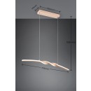 Trio TR35791166 LED Pendelleuchte GINKO | 18W integrierte LED-Quelle