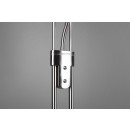 TRIO R40073507 LED Stehleuchte Orson 1x27W + 1x4,5W | 3150lm | 3000K | IP20 - dimmbar Memory-Funktion, separater Schalter, Nickel mit Alabaster