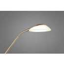 TRIO R40073508 LED Stehleuchte Orson 1x27W + 1x4,5W | 3150lm | 3000K | IP20 - dimmbar Memory-Funktion, separater Schalter, Messing mit Alabaster