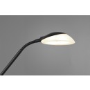 TRIO R40073532 LED Stehleuchte Orson 1x27W + 1x4,5W | 3150lm | 3000K | IP20 - dimmbar Memory-Funktion, separater Schalter, schwarz Alabaster