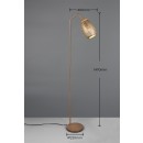 Trio TR41571065 Stehlampe BIDAR  E27