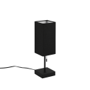 Trio R51061032 Tischleuchte Ole 1x25W | E27 - Zugschalter, USB, schwarz