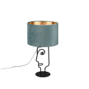 Trio R51211015 Tischleuchte Sultan 1x60W | E27 - Kabelschalter, grün