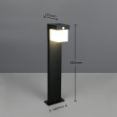 Trio TR53286132 LED solar Wegeleuchte COLOMBO  | 5,5W integrierte LED-Quelle | 650lm | 4000K