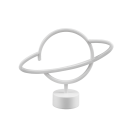 Trio R55370101 LED Tischleuchte Planet 1x1,6W | 20lm | USB - weiß