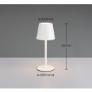 Trio TR55961131 LED Tischlampe DIAZ | 1,6W integrierte LED-Quelle