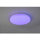 Trio R62381100 LED-Deckenleuchte Kira 1x18w | 2000lm | 3000K-6000K | RGB - Speicherfunktion, dimmbar, Nachtmodus, Fernbedienung, Stellar-Effekt, weiß