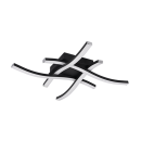 Trio R62474432 LED-Deckenleuchte Route 4x5W | 2400lm | 4000 K - schwarz