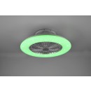 Trio R62522987 LED-Deckenleuchte mit Ventilator Stralsund 1x30w + 9W | 22200lm | 3000 - 6500K | RGB - separate Schalter, Fernbedienung, dimmbar, 3 Geschwindigkeiten, Timer, Sternwirkung, Nachtmodus, weiß