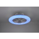Trio R62522987 LED-Deckenleuchte mit Ventilator Stralsund 1x30w + 9W | 22200lm | 3000 - 6500K | RGB - separate Schalter, Fernbedienung, dimmbar, 3 Geschwindigkeiten, Timer, Sternwirkung, Nachtmodus, weiß