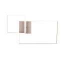 Trio R62642407 LED-Deckenleuchte Padella 1x25W | 3000lm | 4000K - dimmbar, einstellbar, Dimmschalter, Nickel matt