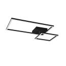 Trio R62642432 LED-Deckenleuchte Padella 1x25W | 3000lm | 4000K - dimmbar, einstellbar, Dimmschalter, mattschwarz