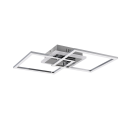 Trio R62793406 LED-Deckenleuchte Venida 1x25W | 3000lm | 4000K - dimmbar, Dimmschalter, Memoryfunktion, chrom