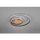 Trio R62911124 LED Decken- oder Wandleuchte Zibal 1x22w | 22200lm | 3000k - dimmbar, rost