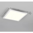 Trio TR64601131 LED Deckenleuchte SIRIUS | 19W integrierte LED-Quelle