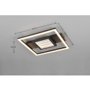 Trio TR64801932 LED Deckenleuchte WHEELER | 16W integrierte LED-Quelle