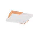 Trio R67191131 LED Deckenleuchte Meta 1x20W | 2400lm | 3000K - 3-Phasen-Dimmung, weiß, Holz