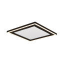 Trio R67213332 LED-Deckenleuchte Carus 1x16W+8,5W | 2300lm+1300lm | 3000K - separate Schalter, schwarz