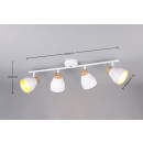 Trio TR81924031 Spot-Deckenleuchte VALENTIN E14