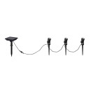Trio TR83256332 LED solar Erdspießleuchte OBIDOS | 0,5W integrierte LED-Quelle | 3x35lm | 4000K