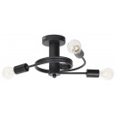 Rabalux 2095 Carly Deckenleuchte schwarz LED E27 3x15W