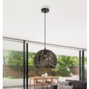 Rabalux 2276 Manorca Hängeleuchte E27 1x40W schwarz / gold