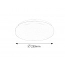 Rabalux 2284 Rob Deckenleuchte weiß LED 20W 4000K