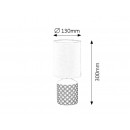 Rabalux 4398 Sophie Textillampe E14 1x40W weiß