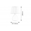 Rabalux 4476 Ingrid Textillampe E14 1x40W braun