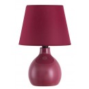 Rabalux 4478 Ingrid textile Lampe E14 1x40W bordo