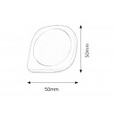 Rabalux 4647 Billy Nachttischlampe LED 0.5W Weiß 2700K