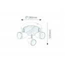 Rabalux 5566 Karen Spot LED 3X 4W 3x280 lm 3000K