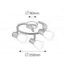 Rabalux 6488 GAVIN Spot / Deckenleuchte 3xE14