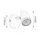 Rabalux 6512 Karen LED Wandleuchte 4W = 280L