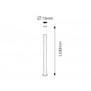 Rabalux 8148 Black torch Außenstehlampe 1xE27