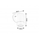 Rabalux 8832 Medina Außenwandleuchte schwarz GU10 max 10W IP44